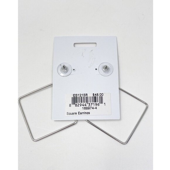 New Ariella Silver Tone Large 2” Dangle/Drop Pierced Earrings Boho Hippie Gypsy - Picture 2 of 5